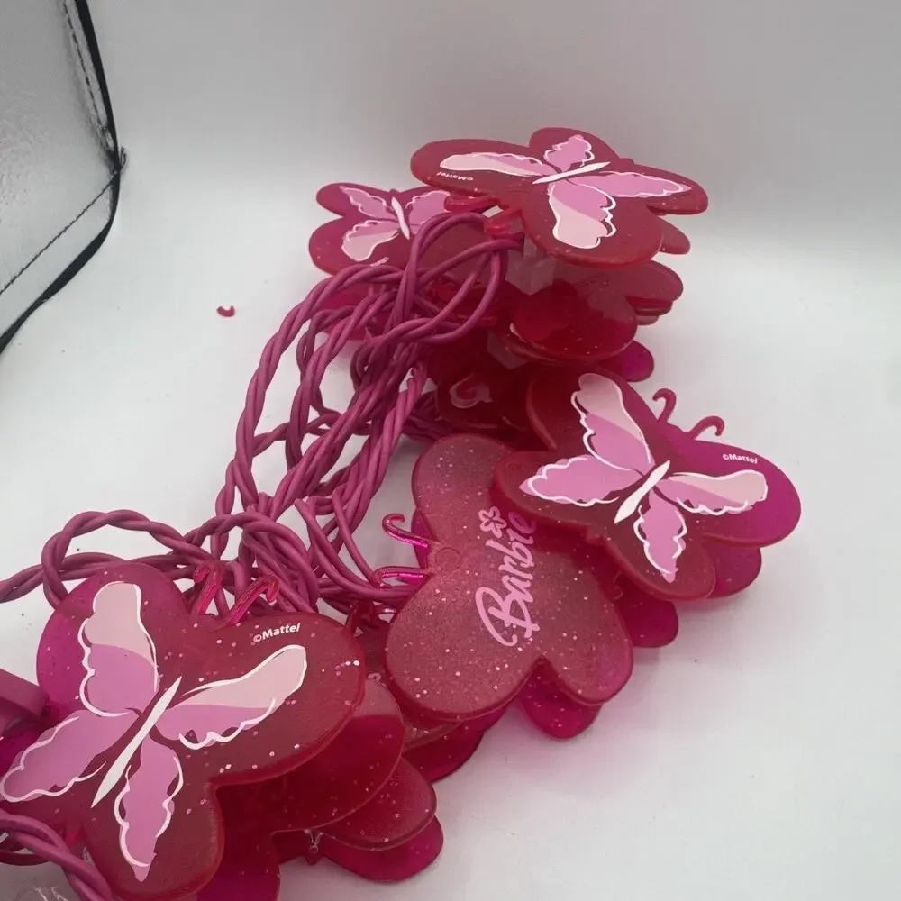 Vintage 2005 Barbie Mattel Pink Lights New In Box Wear To Package